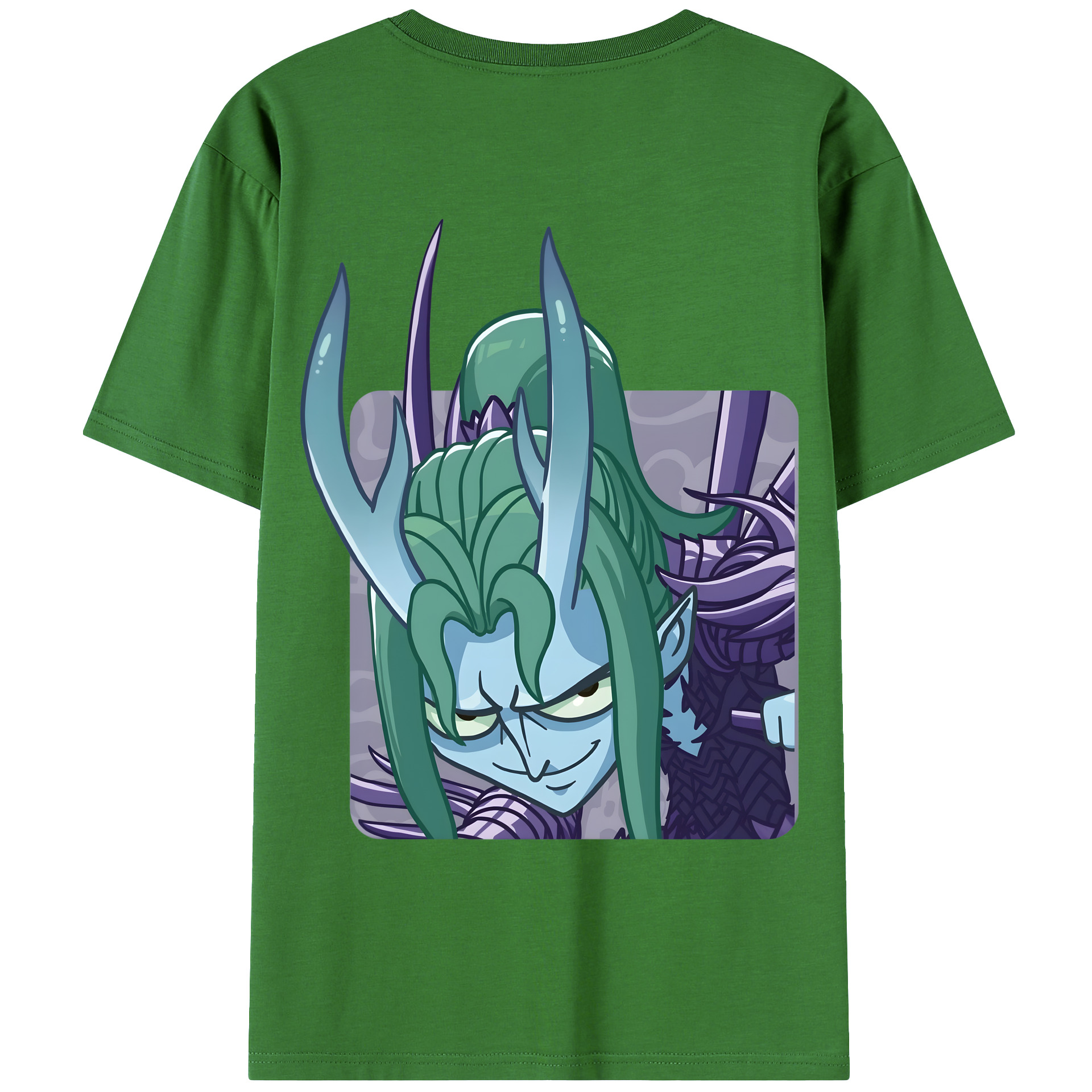 （画像用） Ne Zha 2 ナタ 魔童の大暴れ レディース半袖Tシャツ(バックプリント)